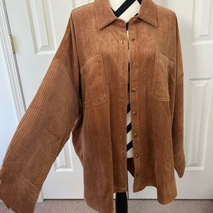 Maurice’s Soft Corduroy Shacket size 3X NWT
